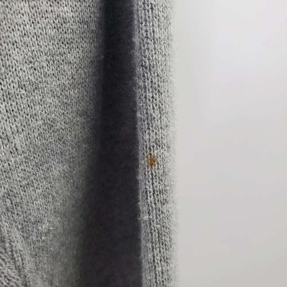 Chaps Ralph Lauren Vintage Dad Sweater Gray Cozy - Picture 6 of 6